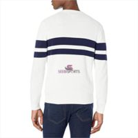 Universitäts-Strickjacke Vintage Men College Letterman Cardigan Strick pullover Open-Front-Strickjacke