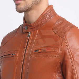 Veste d'hiver en cuir pour homme à prix de gros, veste en cuir PU tendance, vestes en cuir pour homme de haute qualité - Product Image 6