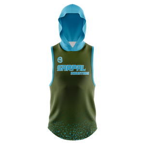 Wholesale 100% Cotton <b>Mens</b> Custom Logo Heavyweight Sublimation <b>Sleeveless</b> Blank <b>Hoodies</b> Sublimation <b>Sleeveless</b> Embossed Printing - Product Image 1