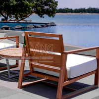 Offre Spéciale Soffa Bali, bois de teck minimaliste d'Indonésie pour la détente en plein air-Convient pour la maison et le salon