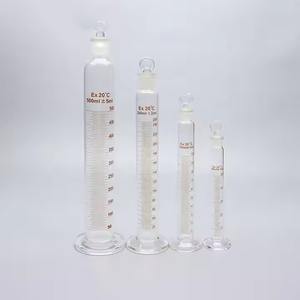 Cilindro de medición de 10ml resistente al calor hecho de material de laboratorio de vidrio de borosilicato graduado para uso científico - Product Image 4