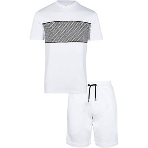 Conjunto de Camiseta y Pantalones Cortos para Hombre, Elásticos, Ligeros, Suaves, Flexibles, Soporte para Correr, Entrenamientos, Actividades al Aire Libre, Rutinas de Viaje - Product Image 5