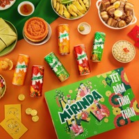 Bestverkopende Mirindaa 320Ml Koolzuurhoudende Dranken Sarsi Smaak Puree Frisdranken Uit Vietnam Met Fruitgroentesap