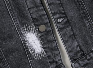 Top Selling Custom Made Unisex Denim <b>Jacket</b> <b>Mandarin</b> <b>Collar</b> Hooded Windproof Polyester/Cotton Winter <b>Jacket</b> Front Logo Price - Product Image 5