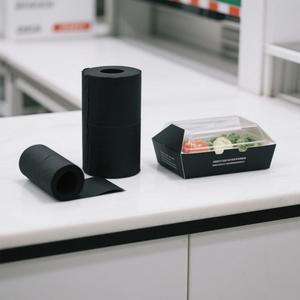 150-450gsm Black Coated <strong>Paper</strong> Roll <strong>Double</strong> Sided <strong>Matt</strong>/Glossy Packaging Compatible with Offset Printing for Wrapping Pallet Packed - Product Image 1