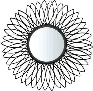 Miroir mural en métal à cadre de conception standard en laiton AK miroir mural de qualité supérieure fini or pour décor d'hôtel/décor de salon - Product Image 4