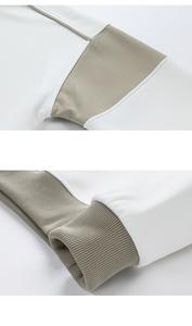 OEM ODM logotipo personalizado otoño Atlético correr sudaderas ligero media cremallera cuello redondo bordado Logo Terry 3D sudaderas - Product Image 6