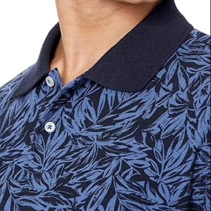 Haute qualité Logo personnalisé été hommes t-shirt décontracté affaires mode brodé polo respirant lâche hommes chemise - Product Image 1