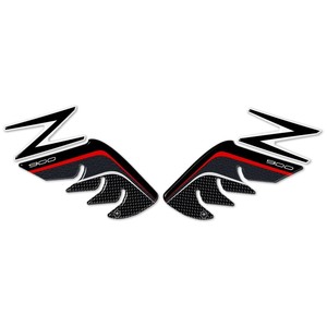 2 protezioni per le ginocchia laterali del serbatoio 3D per il Fitness, equipaggiamento di sicurezza compatibile con la moto KAWASAKI Z900 - Product Image 1