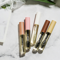 Huile de ricin pour sourcils, marque privée, nourrissante, avec logo personnalisé, pour sourcils, sérum essentiel pour la croissance des cils, biologique