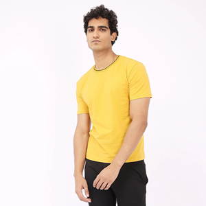 T-shirts pour hommes à manches courtes, doux, respirants, unis, grande taille, 100% tricotés, col rond, de haute qualité, bon marché, nouvelle mode - Product Image 5