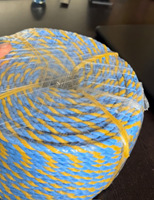 Corde tressée en polypropylène haute résistance, 2 couleurs, 3 brins, 6 mm, 400 mètres, torsadée PP Telstra pour l'Australie, Parramatta