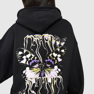 El mejor estilo de ropa de calle nueva moda sudaderas con capucha estampadas para mujer/sudaderas con capucha impresas digitales personalizadas transpirables al por mayor - Product Image 5