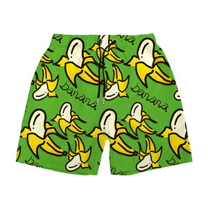 กางเกงชายหาดขาสั้นผู้ชายสีพื้นแบบลำลองใส่เล่นฟิตเนสยิมฟิตเนสไซส์ใหญ่พิเศษพิมพ์ลายชายหาด - Product Image 4