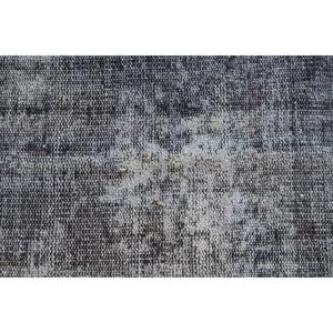 พรมวินเทจขนาดใหญ่ 6x8.9 ฟุต ลายต้นไม้และพืชสีเทาแบบตุรกี - Product Image 5