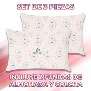 Set di Biancheria da Letto Boho Stampata 7 Pezzi, Misura King Size, in Cotone Morbido, Copripiumino, Lenzuolo Piatto, 2 Federe, Cotone Cerato - Product Image 4