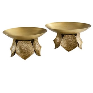 Cuenco Decorativo de Latón y Aluminio Hecho a Mano y Personalizado, Acabado Premium, Cuencos para Servir en Hoteles, Decoración para el Hogar y la Mesa - Product Image 4