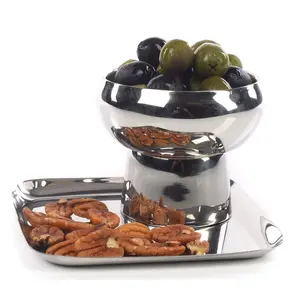 ชามขัดเงาพรีเมียมสำหรับผู้จัดจำหน่ายส่งออกทั่วโลก ตกแต่งงานเลี้ยง ชามหรูหราขัดเงา ปลอดภัย ผลิตโดย Zahid Exports ชุบเคลือบ - Product Image 1