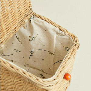 Cesta de pícnic de ratán natural al mejor precio al por mayor con tapa, perfecta para exteriores y acampada - Product Image 3