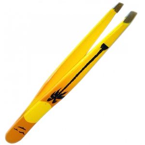 Pinzas para cejas de acero inoxidable personalizadas Hexa Care, etiqueta privada con 2 años de garantía, diseño de impresión solar, precio directo de fábrica - Product Image 1