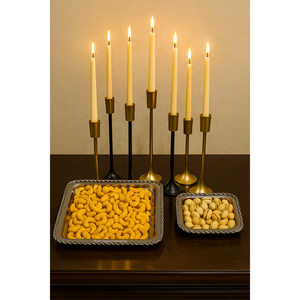 Bougeoir conique en métal de vente chaude fini rustique pour les fêtes d'événement à la maison éclairage de table décor bougeoir - Product Image 5