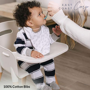 Estilo de hombro de regazo de algodón orgánico suave para babear - Product Image 1