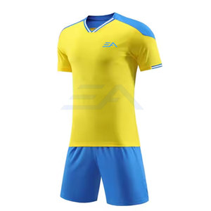 Uniforme de Fútbol para Hombre de Alta Calidad, Ropa de Equipo, Talla Grande, 100% Poliéster, Secado Rápido, Sin Costuras, Manga Corta, Personalizable - Product Image 1