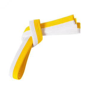 Cinturón de Karate, Cinturón de Entrenamiento de Artes Marciales, Material de Algodón de Alta Calidad, Resistencia Duradera para Práctica Diaria - Product Image 1