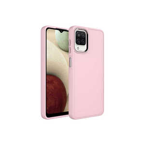 Coque de protection de luxe ASMA Luna pour Samsung Galaxy A22 4G, gris lavande, en silicone avec cadre métallique électroplaqué, la plus récente version Plus - Product Image 2