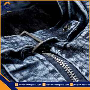 Veste jeans d'hiver OEM pour hommes, veste en jean pour hommes, nouveau modèle bon marché, vestes en jean pour hommes - Product Image 3