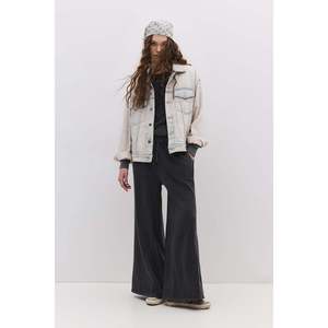 Pantalons de survêtement à jambes larges avec poches - Product Image 1