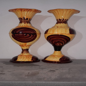 Maceta de madera marrón hecha a mano para uso decorativo para dormitorio, oficina, hotel o mesa de restaurante para bodas y Pascua - Product Image 6