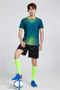 Maillot de football personnalisé OEM, ensemble de maillots de football, uniforme sportif, polo, survêtement, vêtements de football personnalisables - Product Image 3