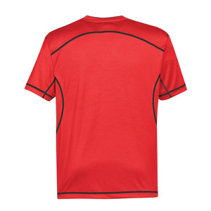 เสื้อยืดออกกำลังกายสำหรับผู้ชายเสื้อออกกำลังกายแขนสั้นผ้าโพลีเอสเตอร์แห้งเร็ว - Product Image 3