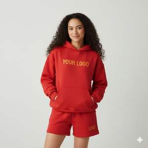 Nouvel ensemble de vêtements de sport pour femmes, sweat-shirt et short assortis, sweat-shirt de sport pour l'entraînement - Product Image 4
