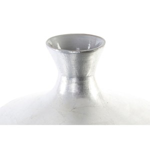 Meilleure vente, Vase en bambou en mosaïque gris argenté avec perles, vase de sol rond en bambou avec perles - Product Image 3