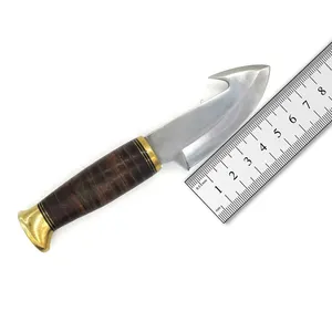 Couteau de camping OEM ODM léger à bas prix 2023 Conception personnalisée Couteaux de chasse en acier au carbone de couleur unie - Product Image 2