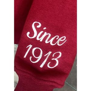 Delta Since 1913 Chenille Crewneck Sweatshirt Premium Fleece Sorority Apparel Greek DST Classic Heritage <b>Top</b> - Product Image 5