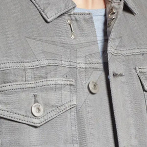 High Quality Winter Stand Collar Jeans Jacket Men Waterproof Quick Dry Breathable Cotton/Polyester High Street Style Latest - Product Image 4