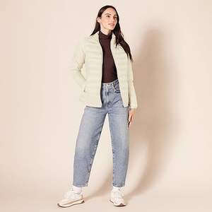 Manteau rembourré à bulles d'hiver en coton avec logo personnalisé pour femmes Veste bouffante d'extérieur en polyester noir pour femmes - Product Image 3