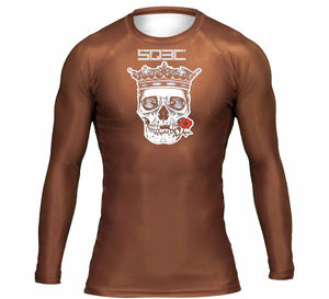 Rashguard BJJ de alto rendimiento para niños para entrenamiento y competición de Jiu Jitsu, protector de ropa deportiva MMA en blanco fabricado por hombres - Product Image 3