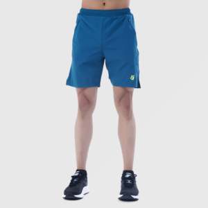 กางเกงขาสั้น ProVent Comfortable 100% โพลีเอสเตอร์ สีเขียวอมฟ้าเข้ม ไซส์ XS ความยาวระดับเข่า พร้อมซิปปิดและตกแต่งด้วยโลโก้ - Product Image 3