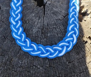 Tiebacks de cortina de cordón de algodón náutico azul blanco, lazos de retención de cortina respaldos de corbata de cortina gruesos, soporte de cortina a rayas - Product Image 1