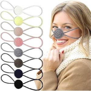 Cache-nez en coton tricoté uni, confortable et doux, idéal pour le ski et les activités de plein air par temps froid - Modèle transfrontalier N13 - Product Image 1