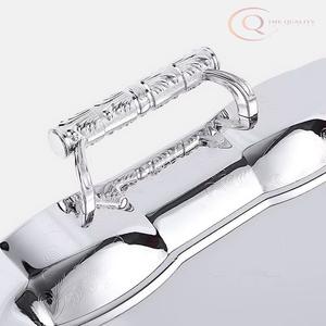 Bandeja Artesanal de Metal Premium para Comedor y Sala de Estar |   Diseño Elegante y Funcional con Colores Personalizados y Asa - Product Image 2