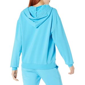 Sweat à capuche court 350 GSM pour femme, style sportif et décontracté, coupe américaine ample, personnalisable avec logo, pour activités de plein air - Product Image 2