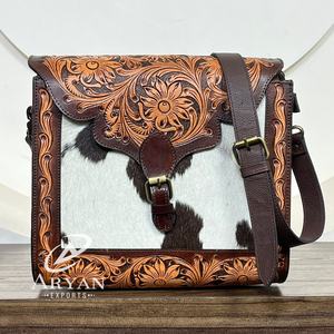 Nouveau Sac à Main Femme en Cuir de Vachette Fait Main par des Fabricants, Design de Luxe, Haute Qualité, Style Vintage, Sac à Bandoulière pour Femmes - Product Image 1