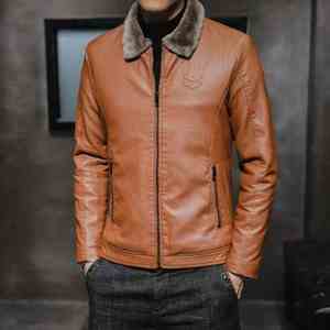 Veste de moto d'hiver décontractée pour hommes Bomber en toile de taille personnalisée à la mode avec col montant Produit populaire - Product Image 3