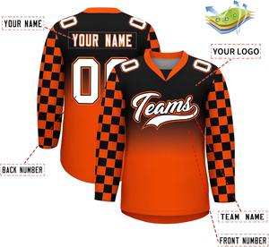 เสื้อเจอร์ซีย์สำหรับผู้ชายเสื้อฮ็อกกี้น้ำแข็งผ้าโพลีเอสเตอร์ระบายอากาศได้ดีทนทานมี100% ออกแบบได้ตามต้องการ - Product Image 6