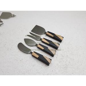 Juego de cubiertos de acero inoxidable, cubiertos lujosos con mango de resina, cucharas, tenedores, cuchillos, cucharas y tenedor - Product Image 4